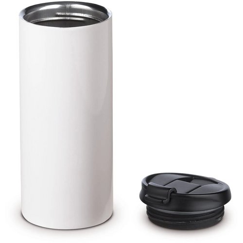Dubbelwandige thermosbeker Wit 350 ml