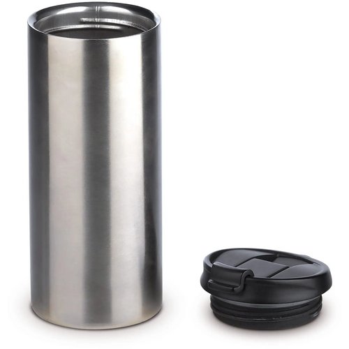 Dubbelwandige thermosbeker Zilver 350 ml