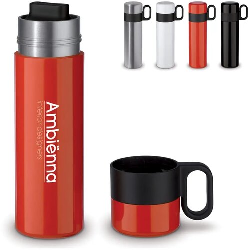 Thermofles met beker en handvat 500 ml
