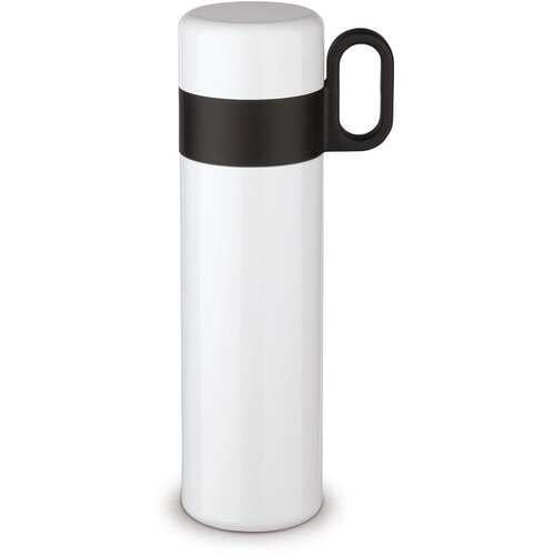 Thermofles met beker en handvat Wit 500 ml