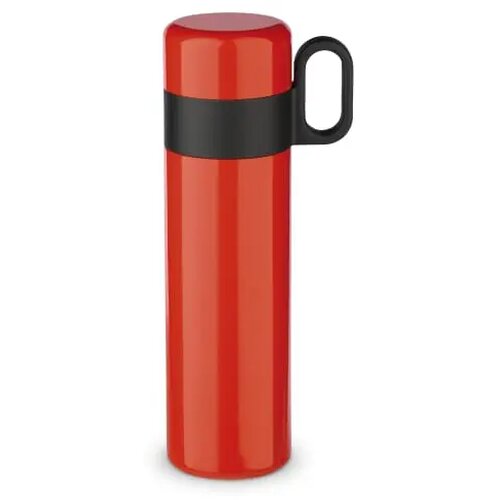 Thermofles met beker en handvat Rood 500 ml