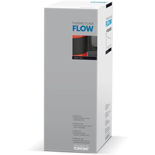 Thermofles met beker en handvat Rood 500 ml
