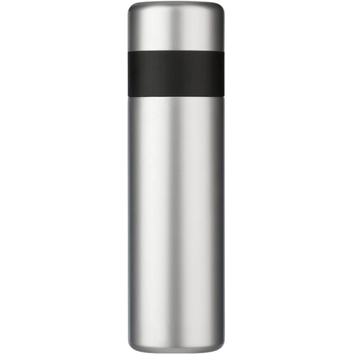 Thermofles met beker en handvat Zilver 500 ml