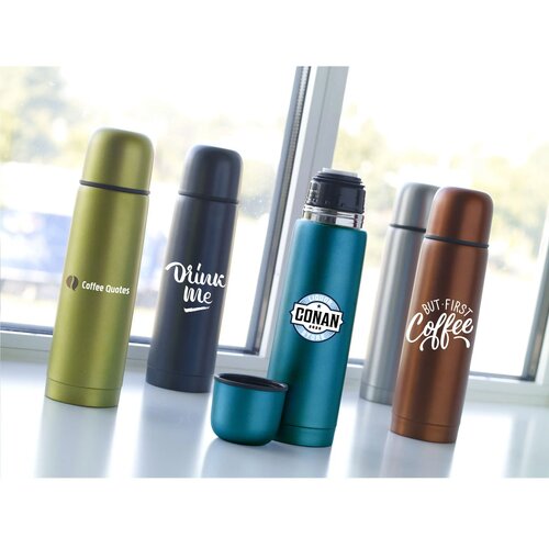 Frosted Bottle Rcs Recycled Steel Thermosfles 500 ml