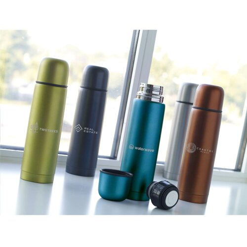 Frosted Bottle Rcs Recycled Steel Thermosfles 500 ml