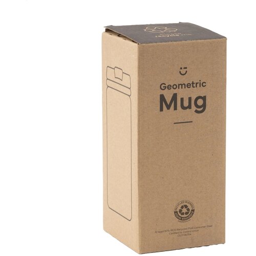 Geometric Mug Rcs Recycled Steel Thermosbeker 280 ml