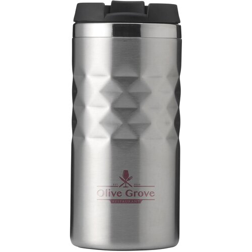 Geometric Mug Rcs Recycled Steel Thermosbeker Zilver 280 ml