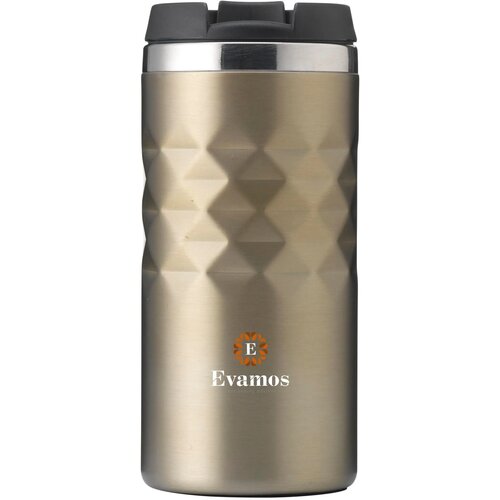 Geometric Mug Rcs Recycled Steel Thermosbeker Beige 280 ml