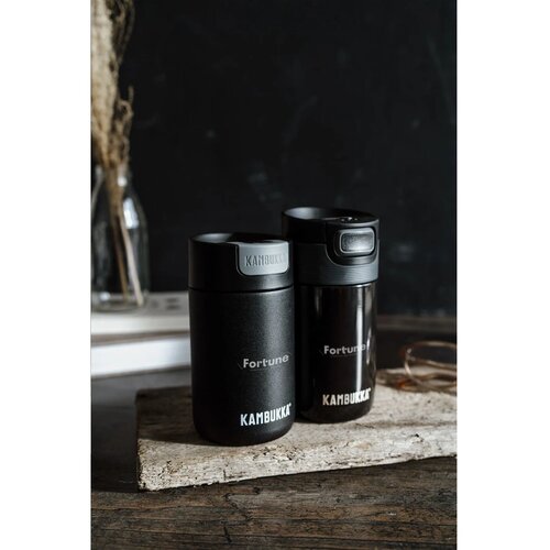 Kambukka® Olympus Thermosbeker Zwart 300 ml