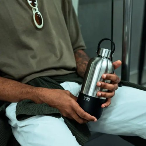 Noma Noma Recycled Steel Insulated Bottle 750 Ml Thermosfles Blauw 750 ml