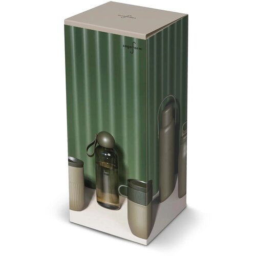 Sagaform Theo Thermosfles (gerecycled) Lichtgroen 1000 ml