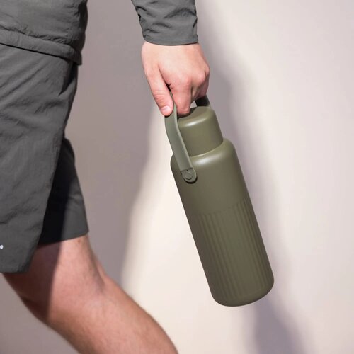 Sagaform Theo Thermosfles (gerecycled) Lichtgroen 1000 ml