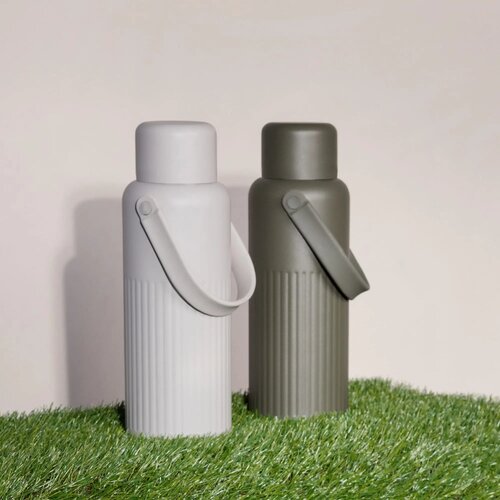 Sagaform Theo Thermosfles (gerecycled) Beige 1000 ml