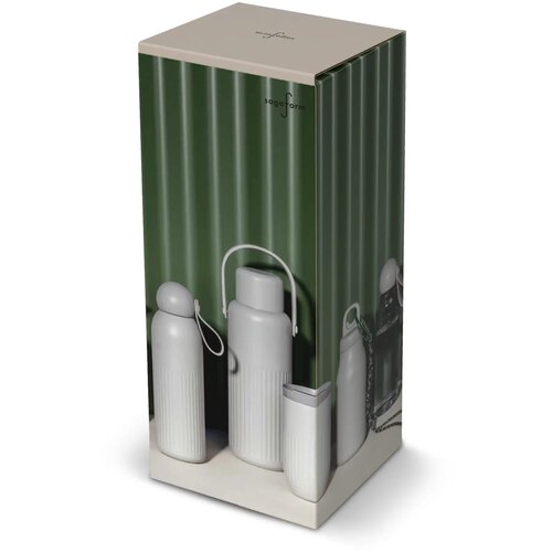 Sagaform Theo Thermosfles (gerecycled) Beige 1000 ml