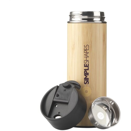 Sakura Bamboe Thermosfles/Thermosbeker Bamboe 360 ml