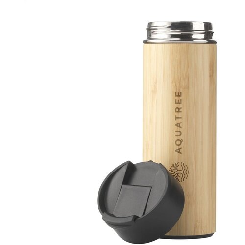 Sakura 360 Ml Bamboe Thermosfles/Thermosbeker Bamboe 360 ml