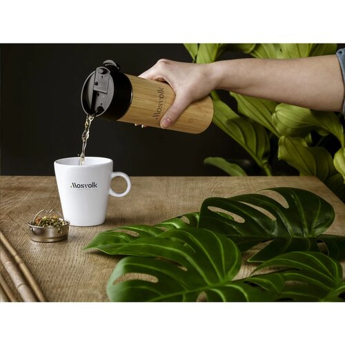 Sakura 360 Ml Bamboe Thermosfles/Thermosbeker Bamboe 360 ml