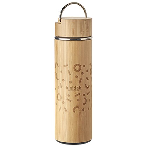 Bamboe Thermosfles Met Thee-Ei (450 Ml) Naturel 450 ml
