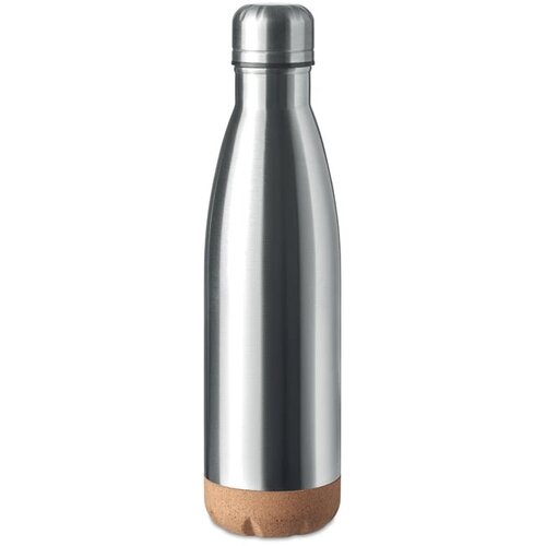 Dubbelwandige thermosfles Aspen cork Zilver 500 ml