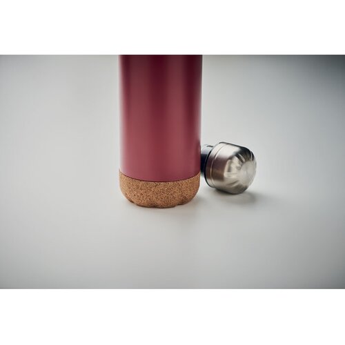 Dubbelwandige thermosfles Aspen cork Bordeaux 500 ml