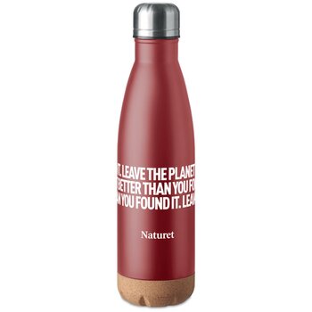 Dubbelwandige thermosfles Aspen cork Bordeaux 500 ml
