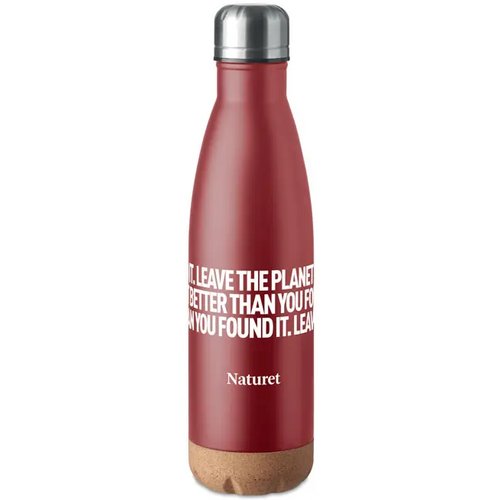 Dubbelwandige thermosfles Aspen cork Bordeaux 500 ml