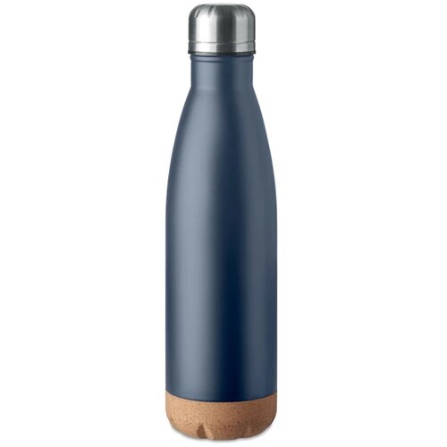 Dubbelwandige thermosfles Aspen cork Kobaltblauw 500 ml