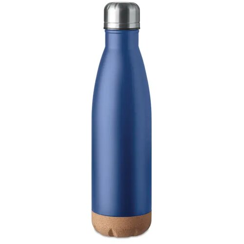 Dubbelwandige thermosfles Aspen cork Blauw 500 ml
