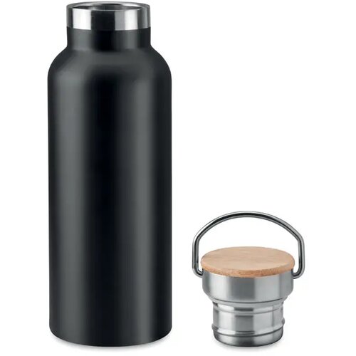 Dubbelwandige thermosfles Helsinki Zwart 500 ml