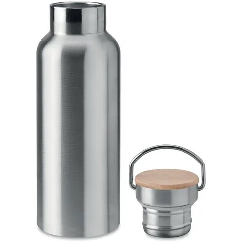 Dubbelwandige thermosfles Helsinki Zilver 500 ml