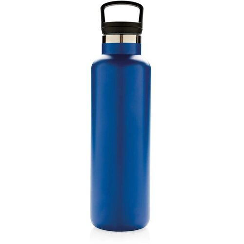 RVS thermosfles met infuser Blauw 600 ml