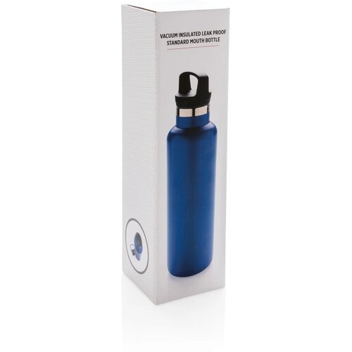RVS thermosfles met infuser Blauw 600 ml