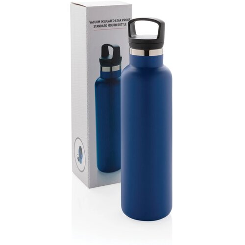RVS thermosfles met infuser Blauw 600 ml