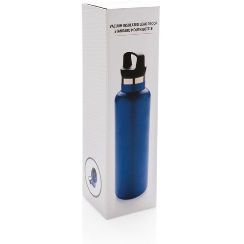 RVS thermosfles met infuser Blauw 600 ml