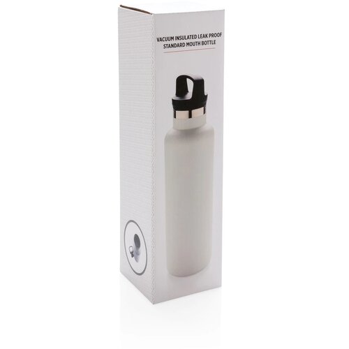 RVS thermosfles met infuser Wit 600 ml