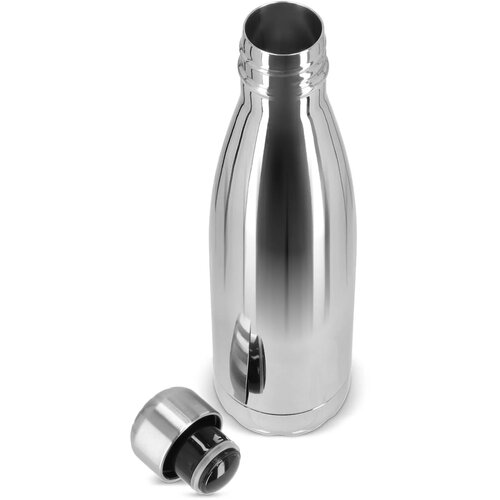 Sagaform Nils stalen fles Chroom 500 ml chroom 500 ml
