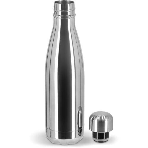 Sagaform Nils stalen fles Chroom 500 ml chroom 500 ml