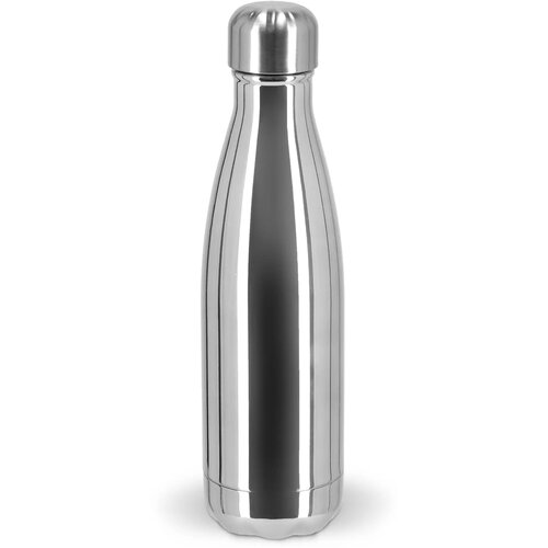 Sagaform Nils stalen fles Chroom 500 ml chroom 500 ml