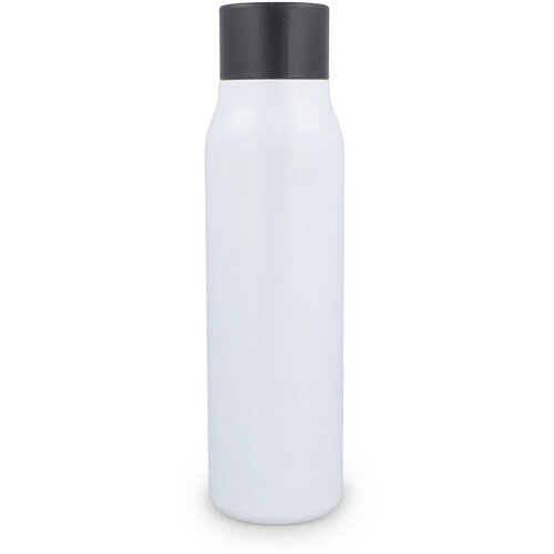 Thermofles matte finish met Caribiner 600ml wit 600 ml