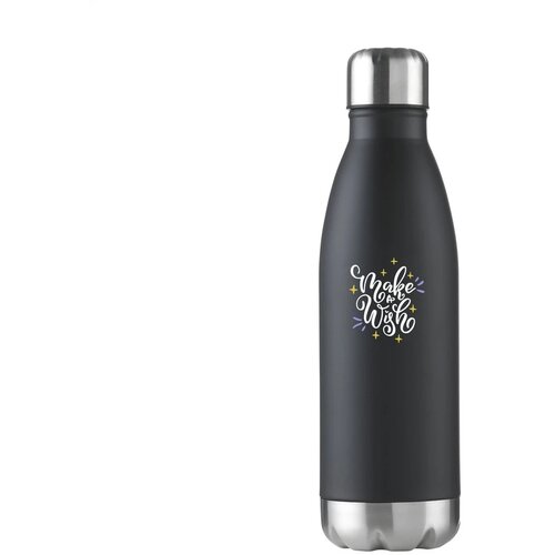 Topflask 500 Ml Waterfles Zwart 500 ml