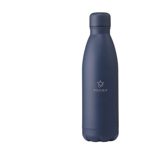 Topflask Premium Rcs Recycled Steel 500 Ml Drinkfles Donkerblauw 500 ml