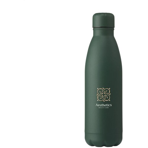 Topflask Premium Rcs Recycled Steel 500 Ml Drinkfles Donkergroen 500 ml